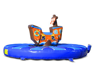 Inflatable trekrodeo in thema piraat voor kinderen en volwassenen kopen. Bestel opblaasbare attractie online bij JB Inflatables Nederland 
