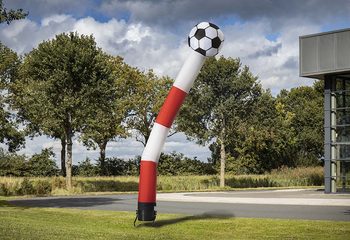 Koop nu online de skytube 3d bal van 6m hoog in rood wit bij JB Inflatables Nederland. Bestel deze skydancer direct vanuit onze voorraad