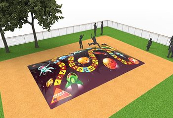 Inflatable springberg met spel thema kopen voor kinderen. Bestel opblaasbare airmountain nu online bij JB Inflatables Nederland