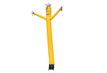 Koop opblaasbare skydancer in 6 of 8 meter in geel direct online bij JB Inflatables Nederland. Alle standaard opblaasbare airdancers worden razendsnel geleverd