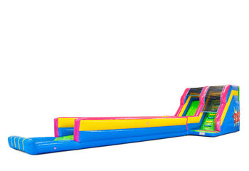 Koop 15m opblaasbare Standaard Crazyslide waterglijbaan voor kinderen. Bestel waterglijbanen nu online bij JB Inflatables Nederland