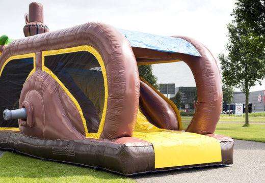 Parcours d'obstacles gonflable pirate de 8 mètres de long pour les enfants. Achetez des parcours d'obstacles gonflables en ligne maintenant chez JB Gonflables France