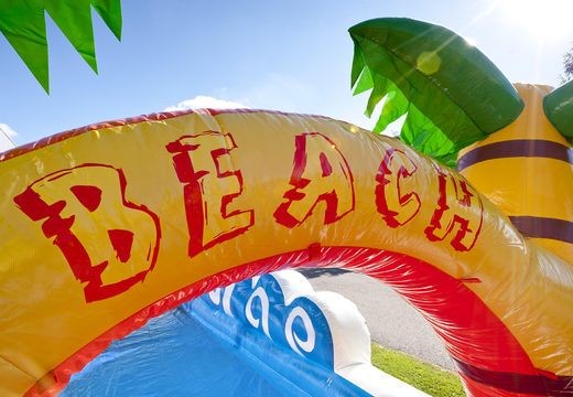 Obtenez votre toboggan gonflable de 18 m de long sur une plage à thème pour les enfants en ligne. Commandez maintenant des toboggans gonflables chez JB Gonflables France