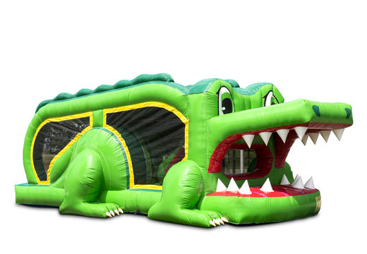 Achetez parcours d'obstacles gonflable mini run crocodile 8m pour enfants. Commandez des parcours d'obstacles gonflables maintenant en ligne chez JB Gonflables France