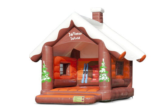 Acheter un château gonflable standard sur le thème du monde hivernal pour les enfants