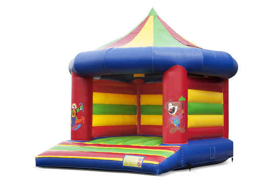Achetez un château gonflable carrousel standard sur le thème du cirque pour les enfants. Achetez des châteaux gonflables en ligne chez JB Gonflables France