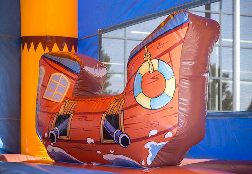 Château gonflable multifun super pirate avec toboggan pour enfants. Achetez des châteaux gonflables en ligne chez JB Gonflables France