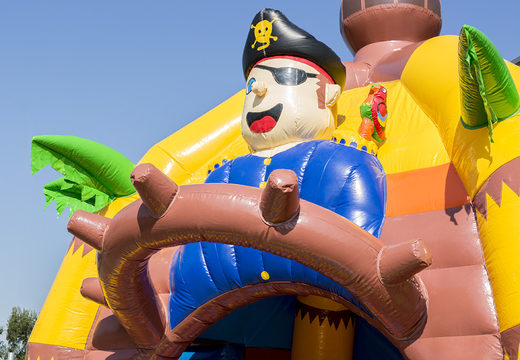 Château gonflable super pirate Multifun avec toboggan pour enfants. Achetez des châteaux gonflables en ligne chez JB Gonflables France