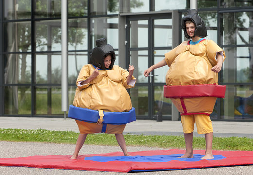 Commandez des costumes de sumo gonflables amusants pour les enfants. Achetez des combinaisons de sumo gonflables en ligne chez JB Gonflables France