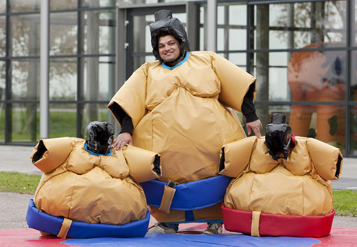 Achetez des costumes de sumo gonflables amusants pour adultes. Commandez des combinaisons de sumo gonflables en ligne chez JB Gonflables France