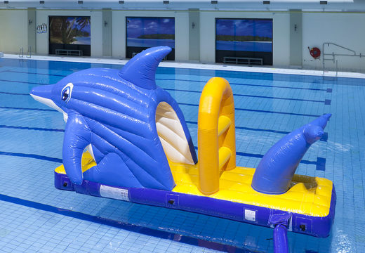 Achetez un toboggan de piscine gonflable étanche sur le thème des dauphins pour petits et grands. Commandez des jeux de piscine gonflables maintenant en ligne chez JB Gonflables France