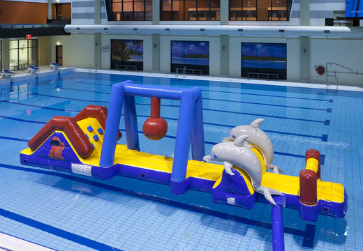 Commandez une course à obstacles aquatique avec des dauphins en 3D et des imprimés sympas pour petits et grands. Achetez des parcours d'obstacles gonflables en ligne maintenant chez JB Gonflables France