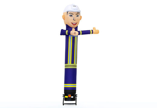 Vente le pompier gonflable personnalisé agitant des skydancers et des skytubes skyman chez JB Gonflables France. Demandez dès maintenant un design gratuit pour un skydancers dans votre propre identité d'entreprise