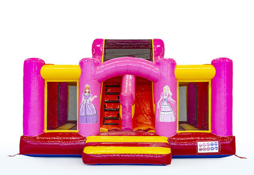 Commandez une slidebox cool gonflable sur le thème de la princesse pour les enfants. Achetez des châteaux gonflables en ligne chez JB Gonflables France