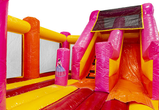 Achetez un slidebox cool gonflable sur le thème de la princesse pour les enfants. Commandez des châteaux gonflables en ligne chez JB Gonflables France