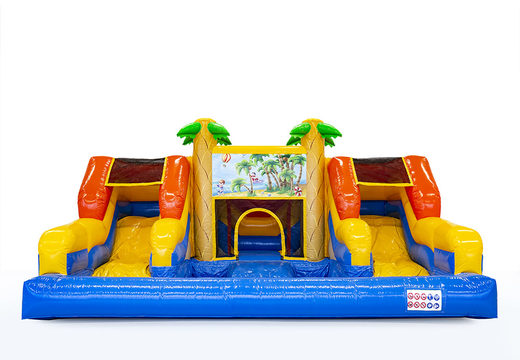 Commandez un château gonflable avec toboggan Waterbox avec piscine chez JB Gonflables France. Achetez des châteaux gonflables gonflables en ligne chez JB Gonflables France