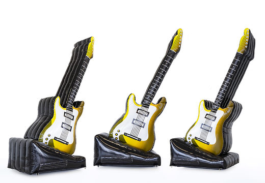 Achetez la guitare gonflable Hard Rock Café. Commandez vos structures gonflables 3D maintenant en ligne chez JB Gonflables France