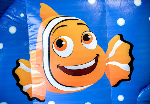 Achetez la château gonflable Splashy clownfish avec baignoire chez JB Gonflables France. Commandez des châteaux gonflables en ligne chez JB Gonflables France