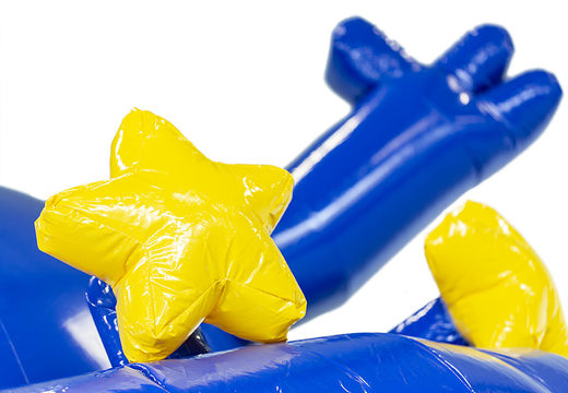 Commandez un S27 ART UND BILDUNG sur mesure - châteaux gonflables en bleu chez JB Gonflables France; spécialiste des objets gonflables publicitaires type châteaux gonflables sur mersure 