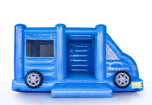 Achetez des châteaux gonflables sur mesure pour camionnettes de livraison Man Truck and Bus de différentes formes et tailles chez JB Gonflables France; Spécialiste des objets publicitaires gonflables tels que les châteaux gonflables sur mersure 