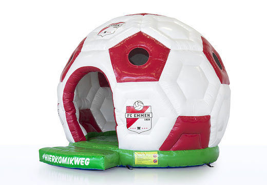 Achetez un château gonflable sur mersure du FC Emmen en forme de ballon de football rond pour les événements sportifs chez JB Gonflables France. Commandez maintenant des châteaux gonflables sur mersure de différentes formes et tailles