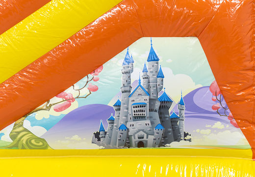 Commandez Fairy Wonderland multiplay sur mesure chez JB Gonflables France; spécialiste des objets publicitaires châteaux gonflables personnalisés tels que les jeux gonflables personnalisés