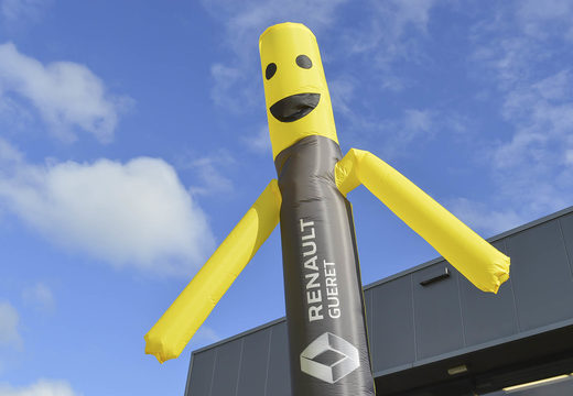 Vente un gonflable Renault skydancer sur mesure chez JB Gonflables France. Demandez dès maintenant un design gratuit pour un skydancer gonflable dans votre propre identité d'entreprise