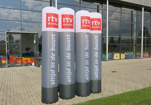 Achetez des piliers gonflables RTV Drenthe sur mesure. Commandez vos piliers gonflables en ligne chez JB Gonflables France