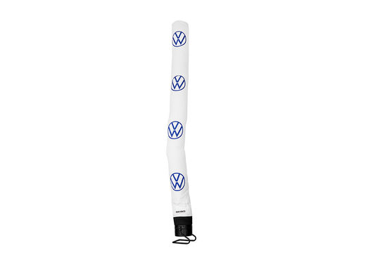 Le gonflable Volkswagen Skytube fabriqué sur mesure dans la couleur et le logo de base peut être commandé chez JB Gonflables France. Demandez dès maintenant un design gratuit pour un skydancers dans votre propre identité d'entreprise