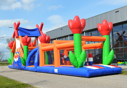 Achetez un parcours d'obstacles hollandais gonflable pour petits et grands. Commandez des parcours d'obstacles gonflables en ligne maintenant chez JB Gonflables France