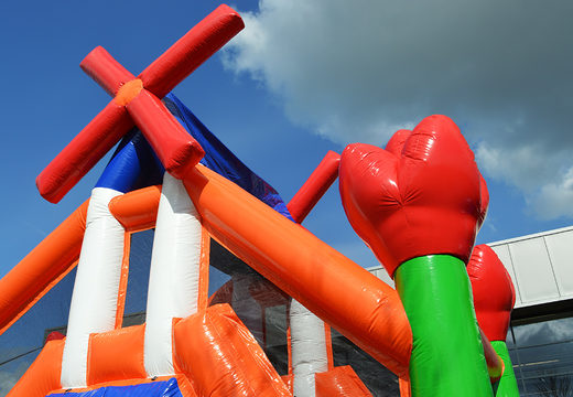 Commandez un parcours d'obstacles hollandais gonflable pour les enfants. Achetez des parcours d'obstacles gonflables en ligne maintenant chez JB Gonflables France