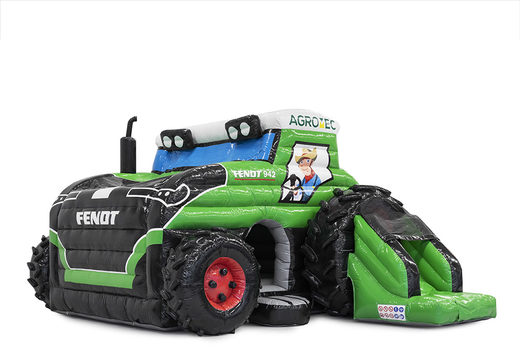Commandez maintenant un château gonflable pour tracteur Agrotec sur mesure chez JB Gonflables France. Châteaux publicitaires gonflables sur mesure de différentes formes et tailles à vendre