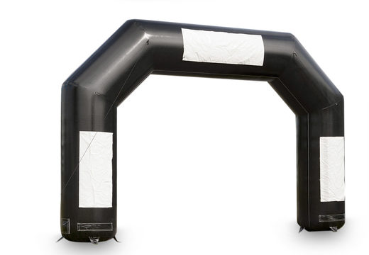 Arches gonflables noires de départ et d'arrivée à vendre chez JB Gonflables France. Arches gonflables disponibles à l'achat dans des couleurs et des tailles standard