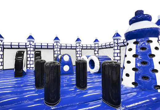 Achetez en ligne un château gonflable d'intérieur sur mersure sur le thème du château chez JB Gonflables France. Demandez la conception gratuite de châteaux gonflables publicitaires dans votre propre identité d'entreprise