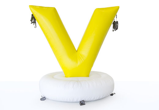 Achetez une promotion gonflable sous la forme de la lettre V. Commandez maintenant des structures gonflables 3D en ligne chez JB Gonflables France