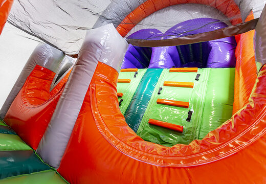 Commandez Mega parcours d'obstacles gonflables multicolores pour petits et grands. Achetez des parcours d'obstacles gonflables en ligne maintenant chez JB Gonflables France