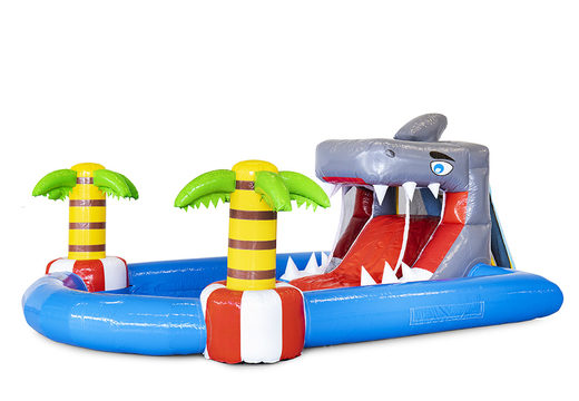 Commandez un château gonflable de requins de mini parc multifonctionnel pour les enfants. Achetez des châteaux gonflables en ligne chez JB Gonflables France