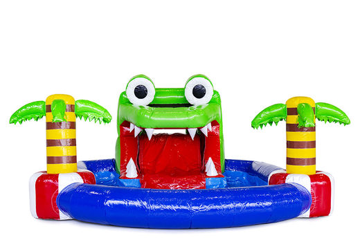 Commandez un château gonflable en forme de crocodile multifonctionnel pour les enfants. Achetez des châteaux gonflables en ligne chez JB Gonflables France