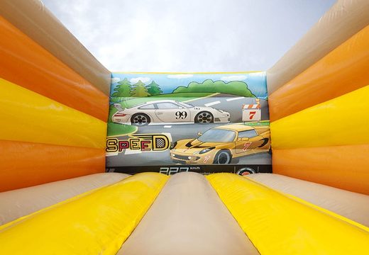 Mini château gonflable pour enfants sur le thème de la voiture à vendre. Commandez des châteaux gonflables maintenant chezJB Gonflables France en ligne