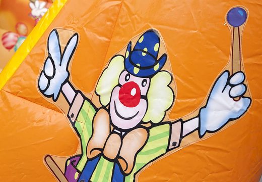Mini château gonflable pour enfants sur le thème du cirque à vendre. Visitez JB Gonflables France en ligne