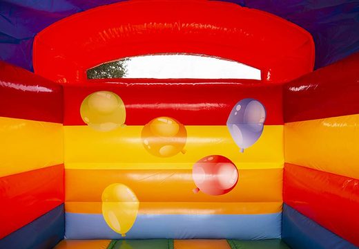 Petit château gonflable sur le thème du ballon de fête à vendre. Achetez nos châteaux gonflables chez JB Gonflables France en ligne
