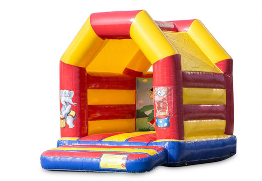 Achetez un château gonflable midi sur le thème du cirque pour les enfants. Châteaux gonflables disponibles chez JB Gonflables France en ligne