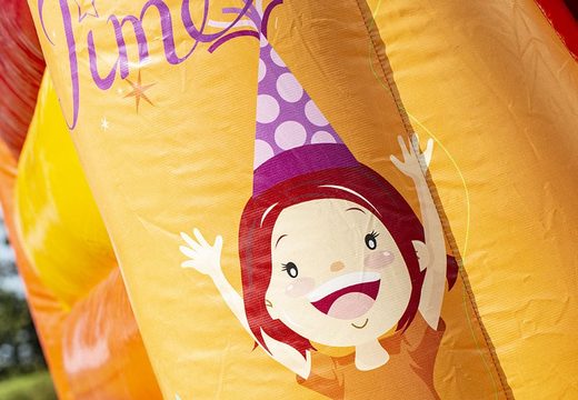 Petite châteaux gonflables dans des ballons à thème de fête avec toboggan à acheter chez JB Gonflables France en ligne