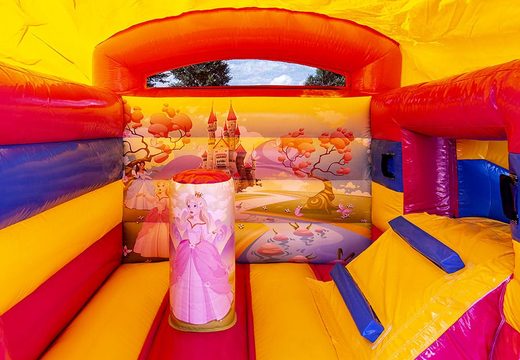 Commandez un petit château gonflable multifun pour les enfants sur le thème des princesses. Achetez des châteaux gonflables en ligne chez JB Gonflables France