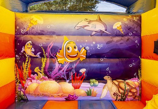 Klein multifun springkussen overdekt kopen in thema seaworld voor kinderen. Koop springkussens online bij JB Inflatables Nederland
