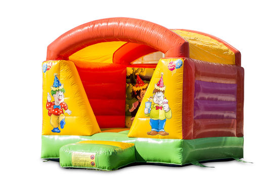 Petit château gonflable sur le thème de la fête avec toit pour enfants à vendre. Achetez des châteaux gonflables en ligne chez JB Gonflables France