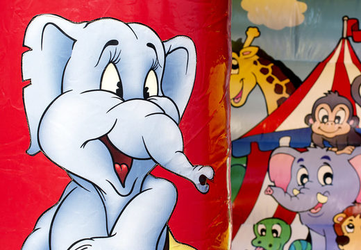 Achetez une Château gonflable midi sur le thème du cirque pour les enfants. Visitez JB Gonflables France en ligne 