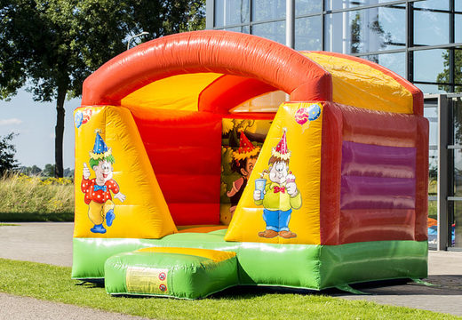 Mini-château gonflable avec toit sur le thème de la fête pour les enfants à acheter. Commandez des châteaux gonflables maintenant chez JB Gonflables France en ligne