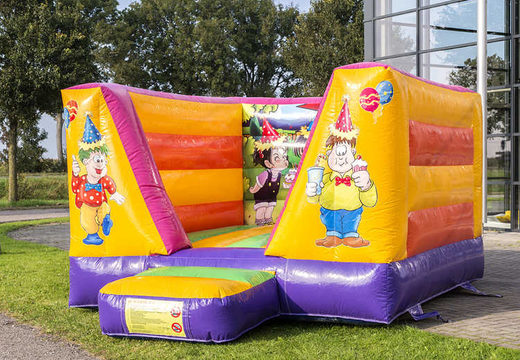 Petit château gonflable coloré gonflable ouvert pour enfants à vendre sur le thème de la fête. Visitez JB Gonflables France en ligne