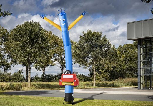 Achetez une voiture gonflable airdancers 3d de 6 m en bleu chez JB Gonflables France. Commandez tube gonflable ondulant farfelu dans des couleurs et des tailles standard directement en ligne